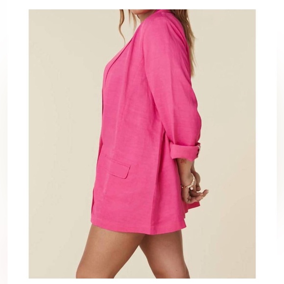 Spell Vacation Blazer in Hibiscus - Picture 9 of 13